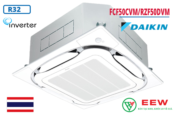 Hình ảnh minh họa: Điều Hòa âm Trần Daikin 18.000btu 1 Chiều Inverter Fcf50cvm/rzf50dvm