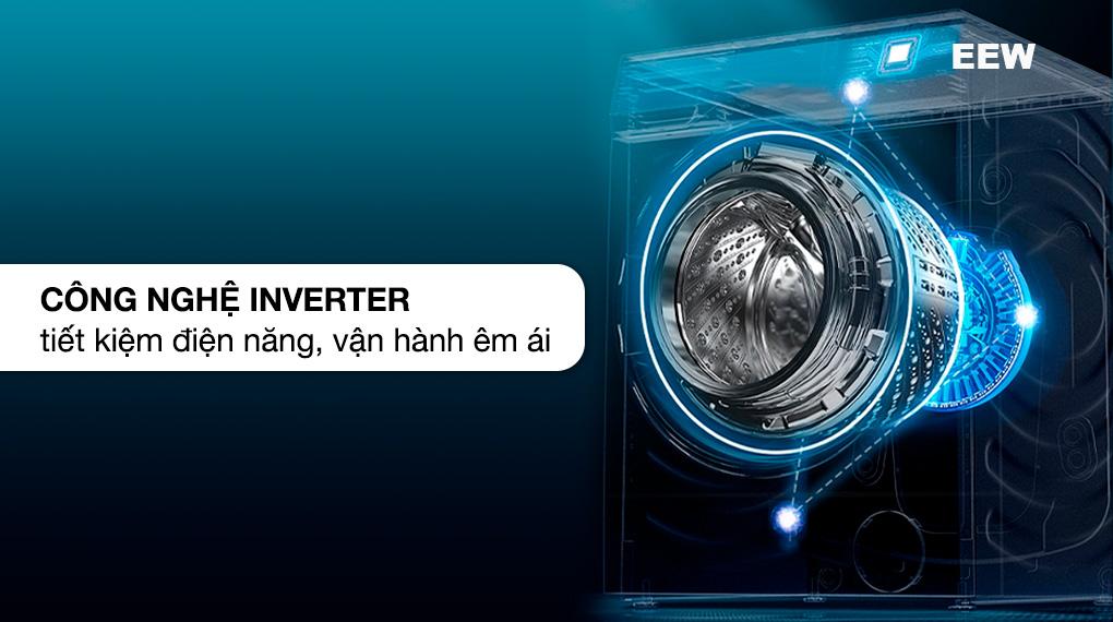 Hình ảnh minh họa: Máy Giặt Lg Lồng Ngang Ai Dd Inverter 10 Kg Fv1410s4m1