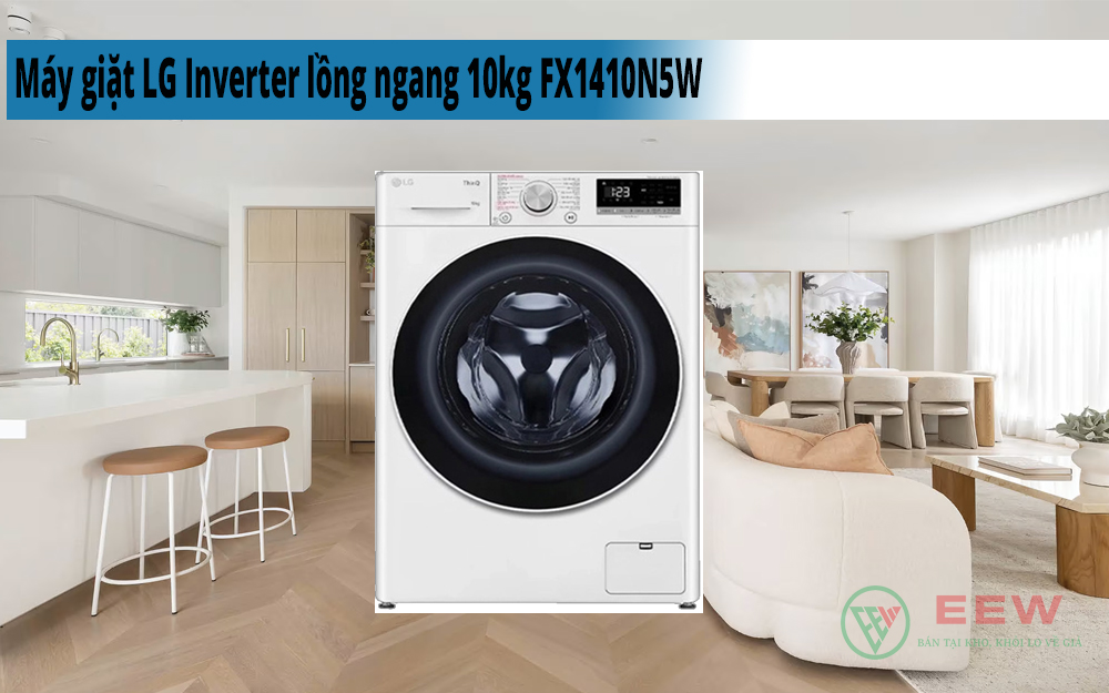Hình ảnh minh họa: Máy Giặt Lg Inverter Lồng Ngang 10kg Fx1410n5w