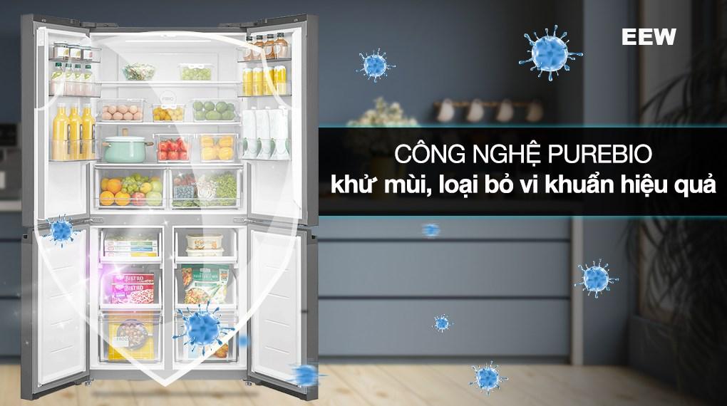 Hình ảnh minh họa: Tủ Lạnh Toshiba Inverter 474 Lít Multi Door Gr-rf611wi-pgv(22)-xk
