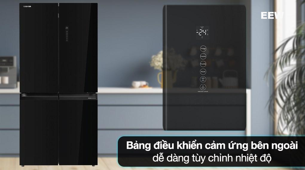 Hình ảnh minh họa: Tủ Lạnh Toshiba Inverter 474 Lít Multi Door Gr-rf611wi-pgv(22)-xk