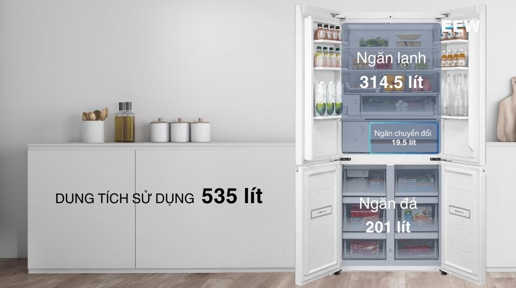Hình ảnh minh họa: Tủ Lạnh Toshiba Inverter 535 Lít Japandi Multi Door Gr-rf695wi-pgv(67)