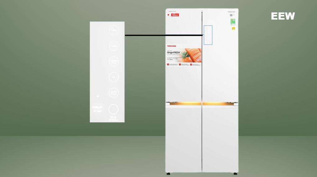 Hình ảnh minh họa: Tủ Lạnh Toshiba Inverter 535 Lít Japandi Multi Door Gr-rf695wi-pgv(67)