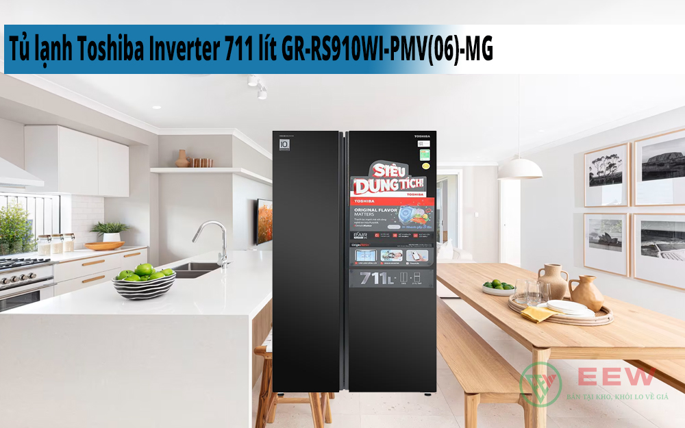 Hình ảnh minh họa: Tủ Lạnh Toshiba Inverter 711 Lít Gr-rs910wi-pmv(06)-mg