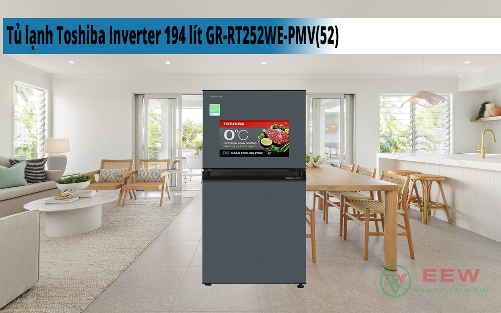 Hình ảnh minh họa: Tủ Lạnh Toshiba Inverter 194 Lít Gr-rt252we-pmv(52)
