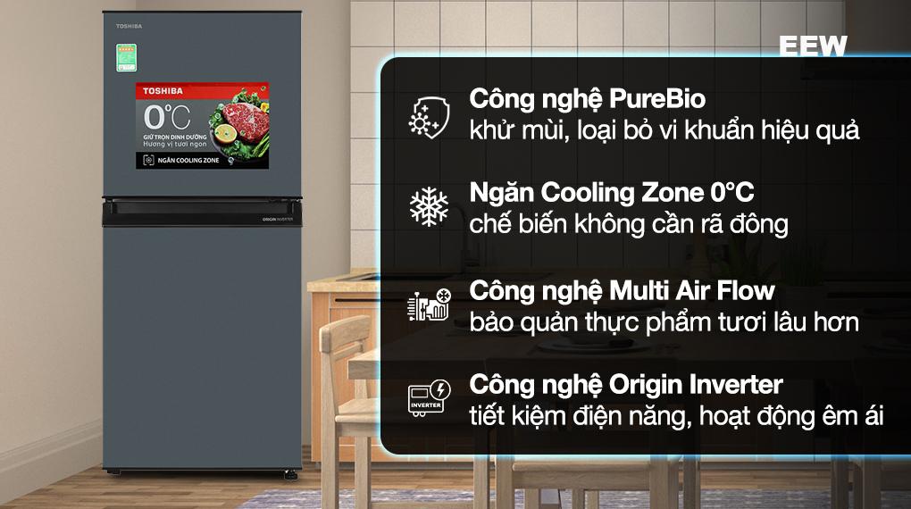 Hình ảnh minh họa: Tủ Lạnh Toshiba Inverter 194 Lít Gr-rt252we-pmv(52)