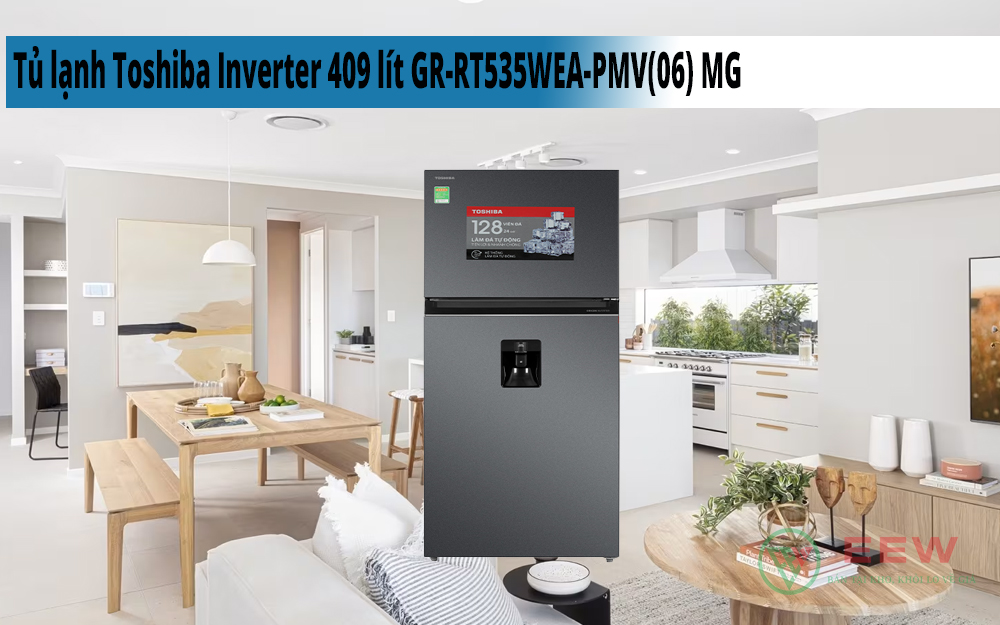 Hình ảnh minh họa: Tủ Lạnh Toshiba Inverter 409 Lít Gr-rt535wea-pmv(06) Mg