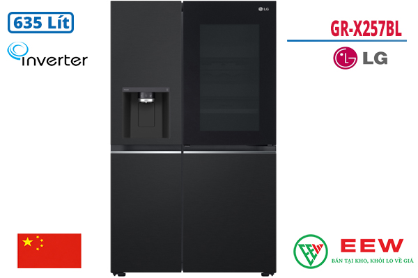 Hình ảnh minh họa: Tủ Lạnh Lg Side By Side Inverter 635 Lít Gr-x257bl