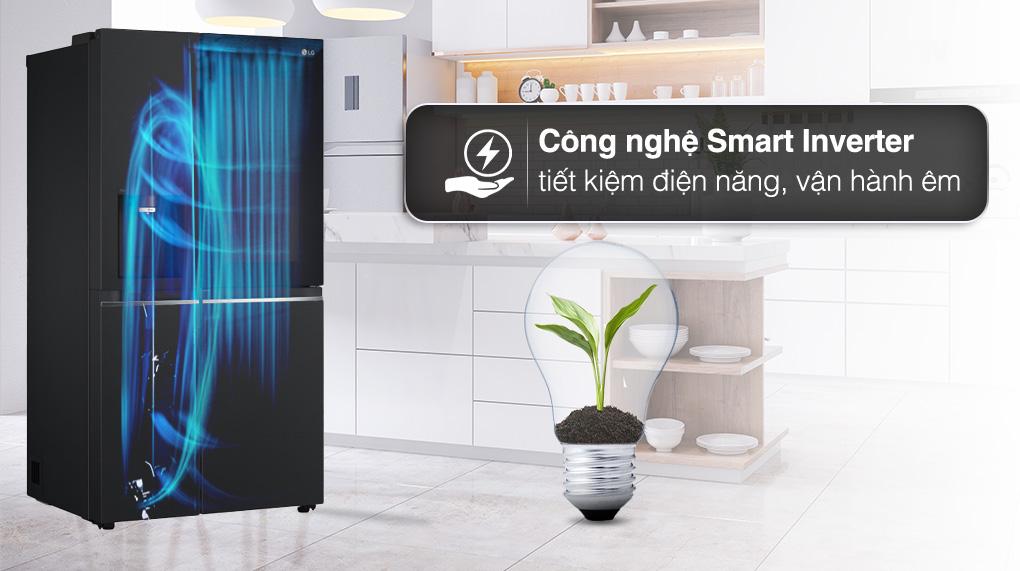 Hình ảnh minh họa: Tủ Lạnh Lg Side By Side Inverter 635 Lít Gr-x257bl
