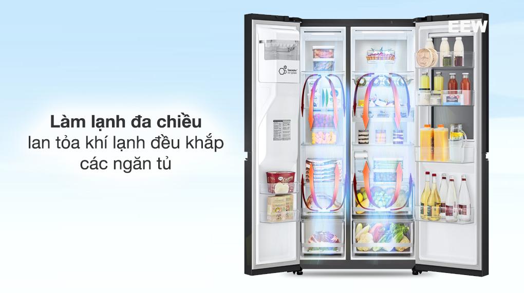 Hình ảnh minh họa: Tủ Lạnh Lg Side By Side Inverter 635 Lít Gr-x257bl