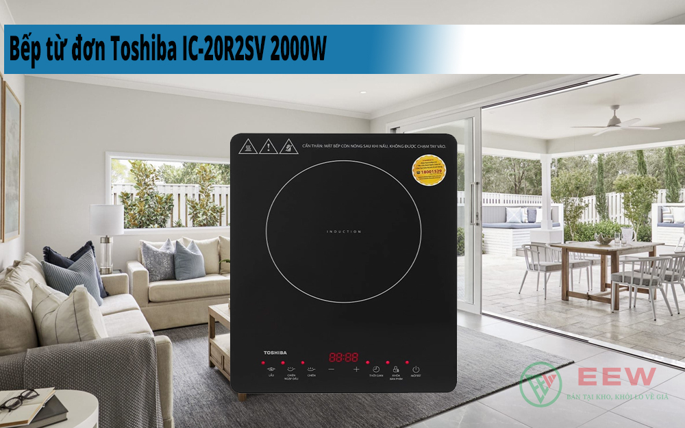 Hình ảnh minh họa: Bếp Từ đơn Toshiba Ic-20r2sv 2000w