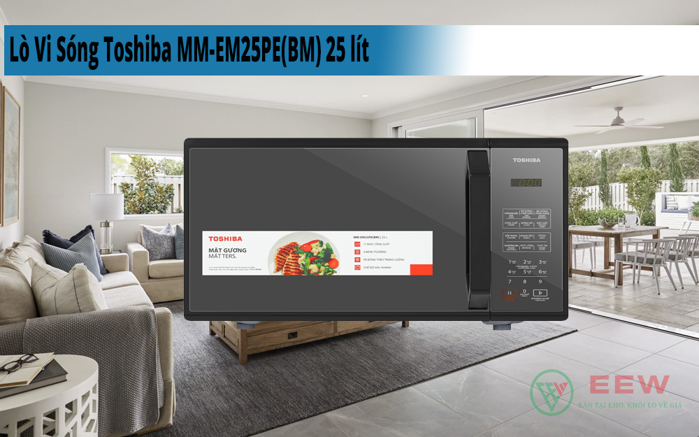 Hình ảnh minh họa: Lò Vi Sóng Toshiba Mm-em25pe(bm) 25 Lít