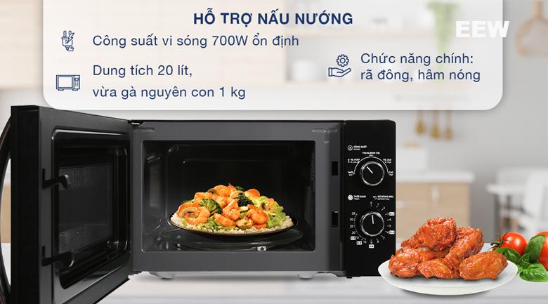 Hình ảnh minh họa: Lò Vi Sóng Toshiba Mw2-mm20p(bk) 20 Lít