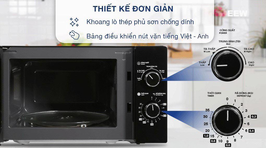 Hình ảnh minh họa: Lò Vi Sóng Toshiba Mw2-mm20p(bk) 20 Lít