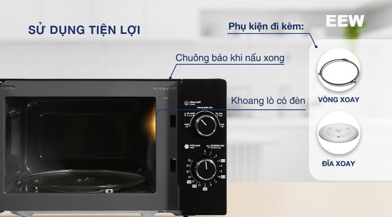 Hình ảnh minh họa: Lò Vi Sóng Toshiba Mw2-mm20p(bk) 20 Lít