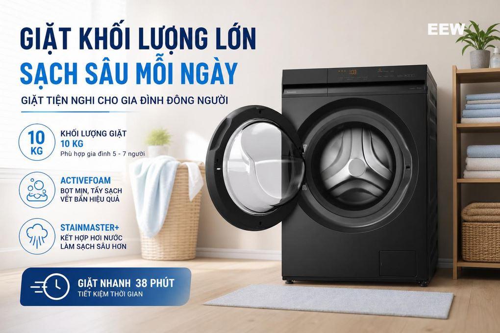 Hình ảnh minh họa: Máy Giặt Panasonic Inverter 10 Kg Na-20vdg1bvt