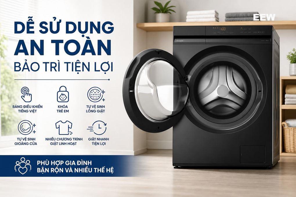 Hình ảnh minh họa: Máy Giặt Panasonic Inverter 10 Kg Na-20vdg1bvt