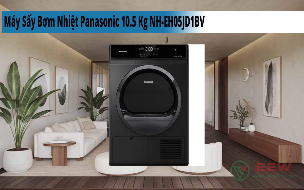 Hình ảnh minh họa: Máy Sấy Bơm Nhiệt Panasonic 10.5 Kg Nh-eh05jd1bv