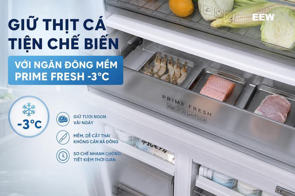 Hình ảnh minh họa: Tủ Lạnh Panasonic Inverter 487 Lít Multi Door Nr-xz550cwkv