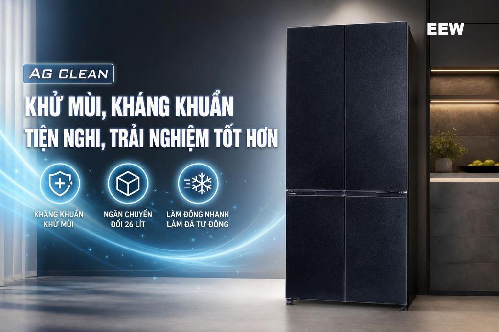 Hình ảnh minh họa: Tủ Lạnh Panasonic Inverter 482 Lít 4 Cửa Nr-xz550hgkv