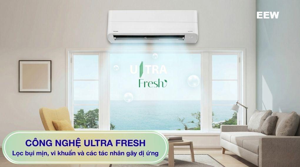 Hình ảnh minh họa: Điều Hòa Toshiba 18000 Btu Inverter Ras-h18p2kcvg-v