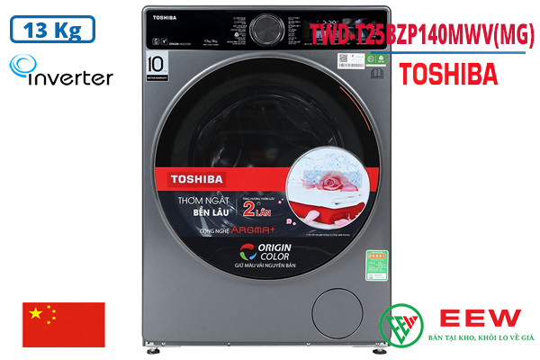 Hình ảnh minh họa: Máy Giặt Sấy Toshiba Inverter Giặt 13 Kg – Sấy 8 Kg Twd-t25bzp140mwv(mg)
