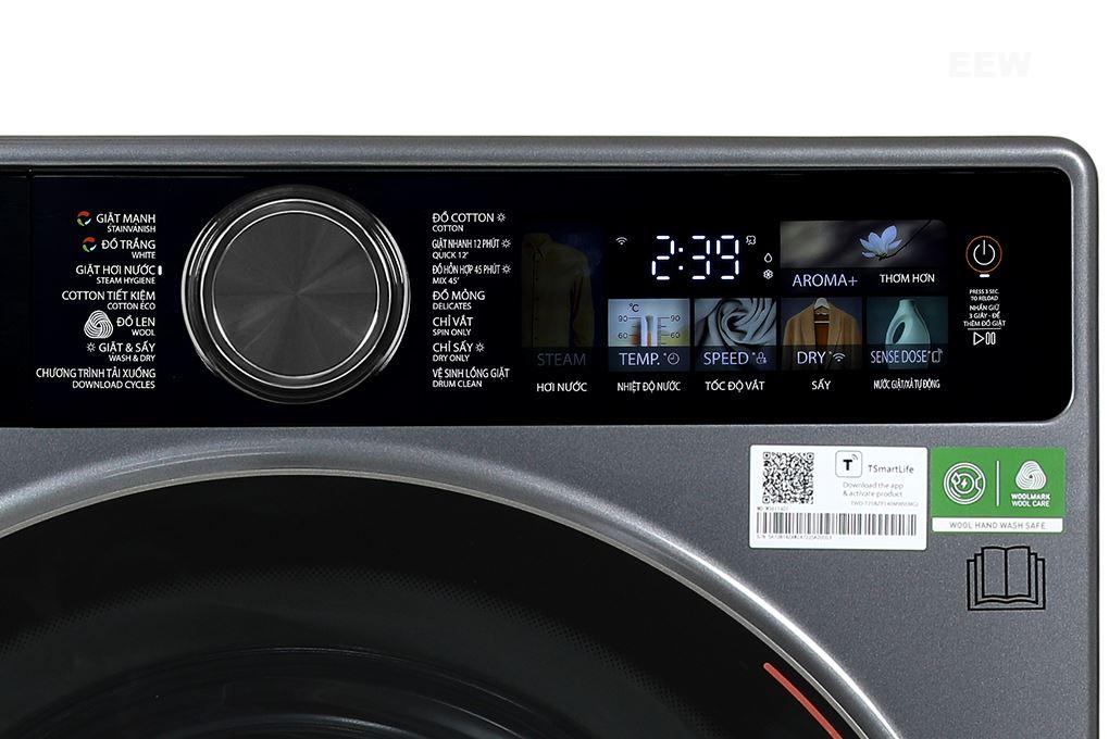 Hình ảnh minh họa: Máy Giặt Sấy Toshiba Inverter Giặt 13 Kg – Sấy 8 Kg Twd-t25bzp140mwv(mg)