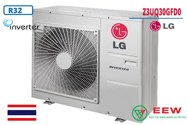 Hình ảnh minh họa: Điều Hòa Multi Lg Dàn Nóng 1 Chiều Inverter 30000btu Z3uq30gfd0