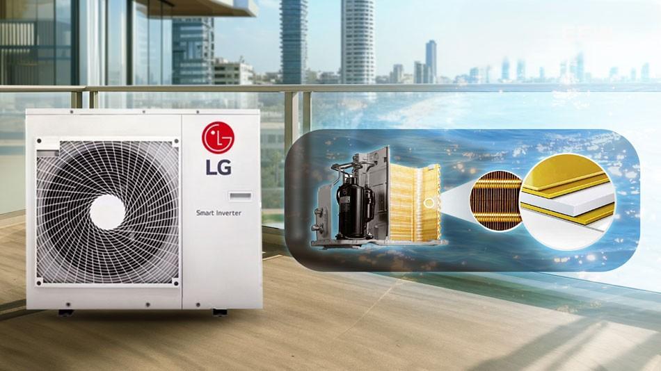 Hình ảnh minh họa: Điều Hòa Multi Lg Dàn Nóng 1 Chiều Inverter 30000btu Z3uq30gfd0