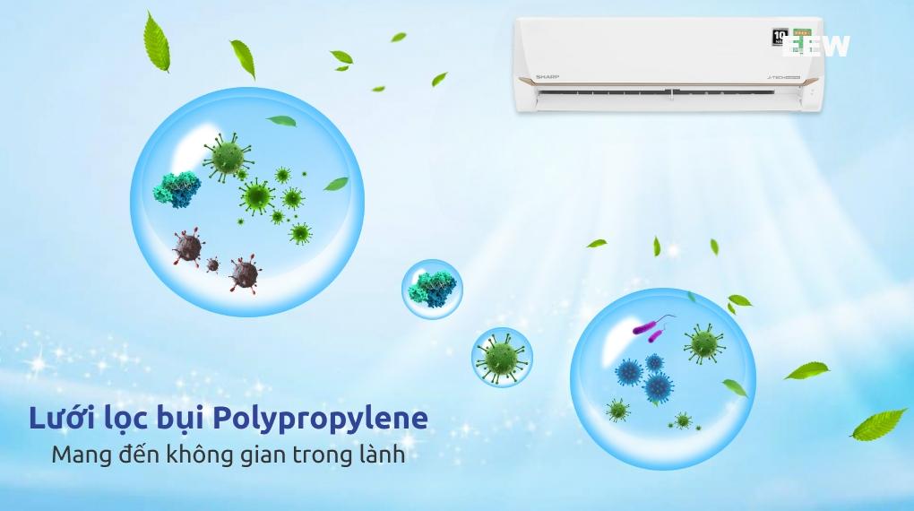 Hình ảnh minh họa: Điều Hòa Sharp 1 Chiều Inverter12000 Btu Ah-x13cewc