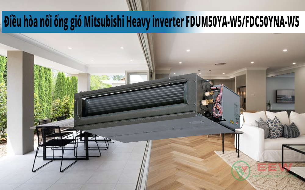 Hình ảnh minh họa: Điều Hòa Nối ống Gió Mitsubishi Heavy Inverter 18000btu Fdum50ya-w5/fdc50yna-w5