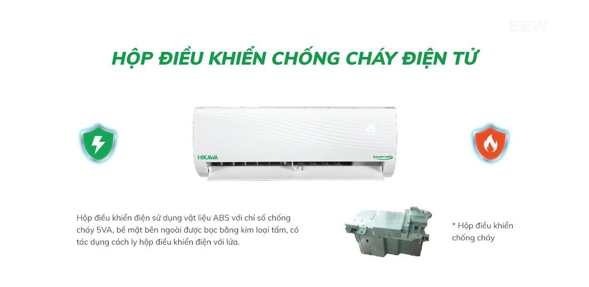 Hình ảnh minh họa: Điều Hòa Hikawa 1 Chiều Inverter 12200btu Hi-vc15i/ho-vc15i