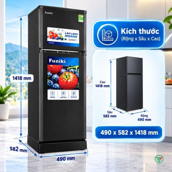 Hình ảnh minh họa: Tủ Lạnh Funiki 147 Lít Hr T6147tdg