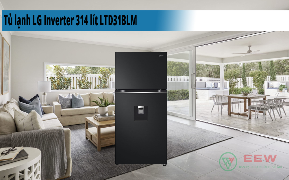 Hình ảnh minh họa: Tủ Lạnh Lg Inverter 314 Lít Ltd31blm