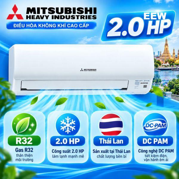 Hình ảnh minh họa: Điều Hòa Mitsubishi Heavy 18000btu 1 Chiều Inverter Srk/src-18yyp-w5